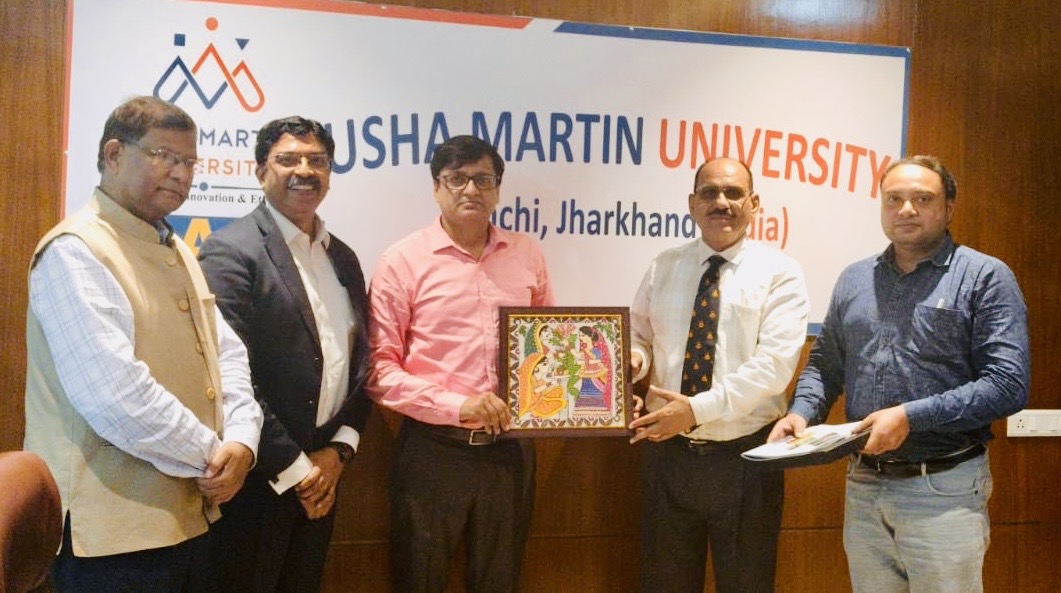 Rajeev Singh Honoured at Usha Martin University: Discussing the Future of Organic Farming in Jharkhand