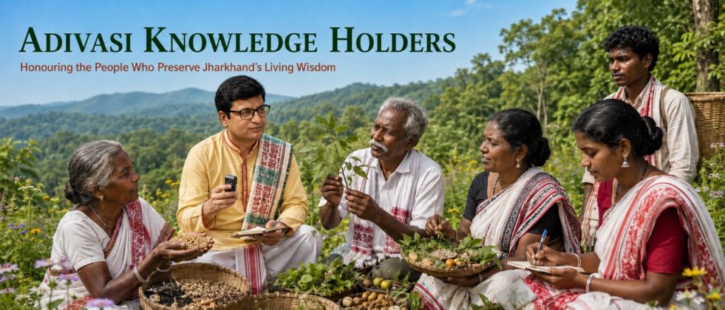 Adivasi knowledge holders preserving the traditional herbal wisdom of Hodopathy in Jharkhand