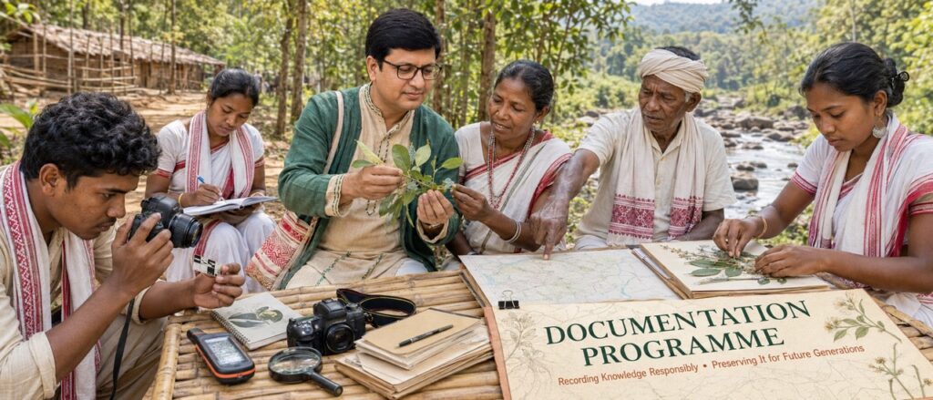 Hodopathy documentation programme recording indigenous herbal knowledge and Adivasi traditions in Jharkhand