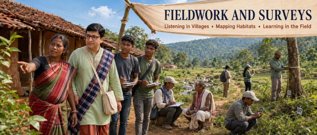 Fieldwork and surveys documenting Hodopathy, medicinal plants and indigenous knowledge in Jharkhand