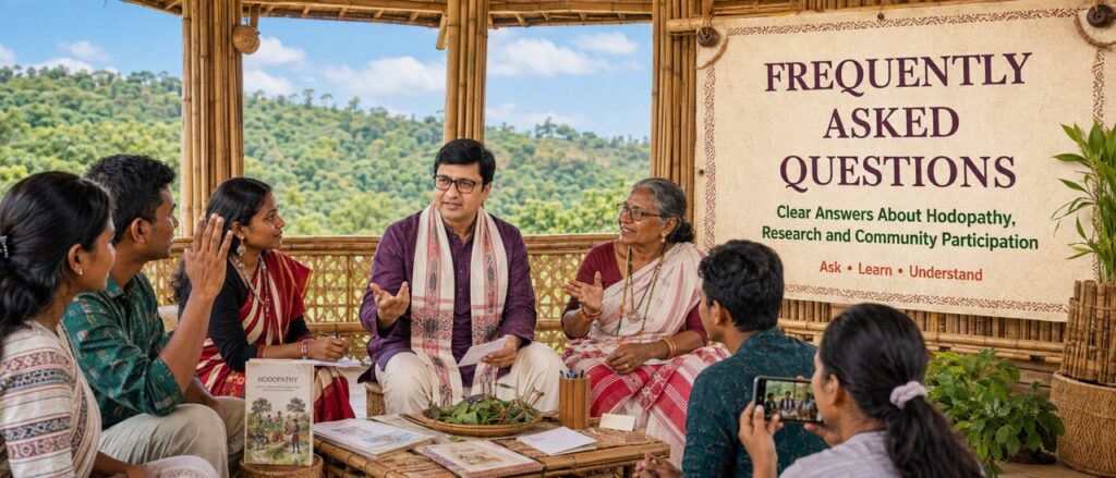 Frequently asked questions about Hodopathy, indigenous knowledge and herbal traditions of Jharkhand
