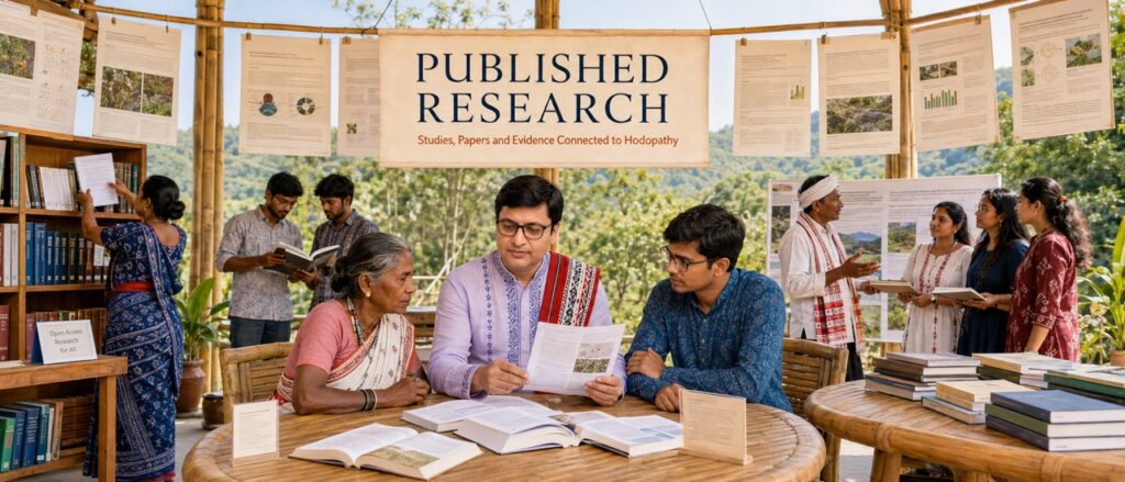Published research on Hodopathy, indigenous herbal knowledge and medicinal plants of Jharkhand